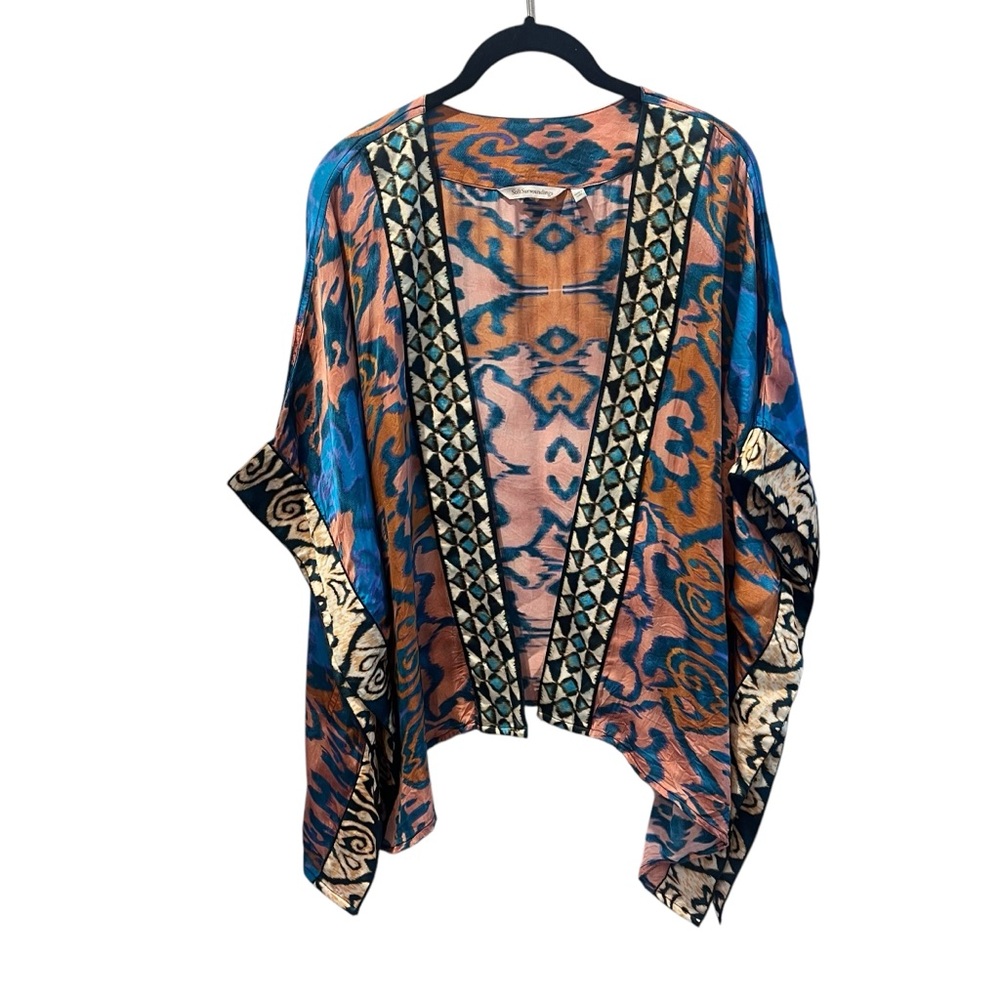 Soft Surroundings Multicolor Boho Kimono Top Size L /XL‎
